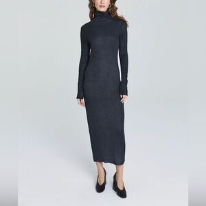 AG Black Chelden Long Sleeve Maxi Dress